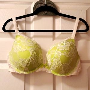 VS Body By Victoria 38D lime green/white